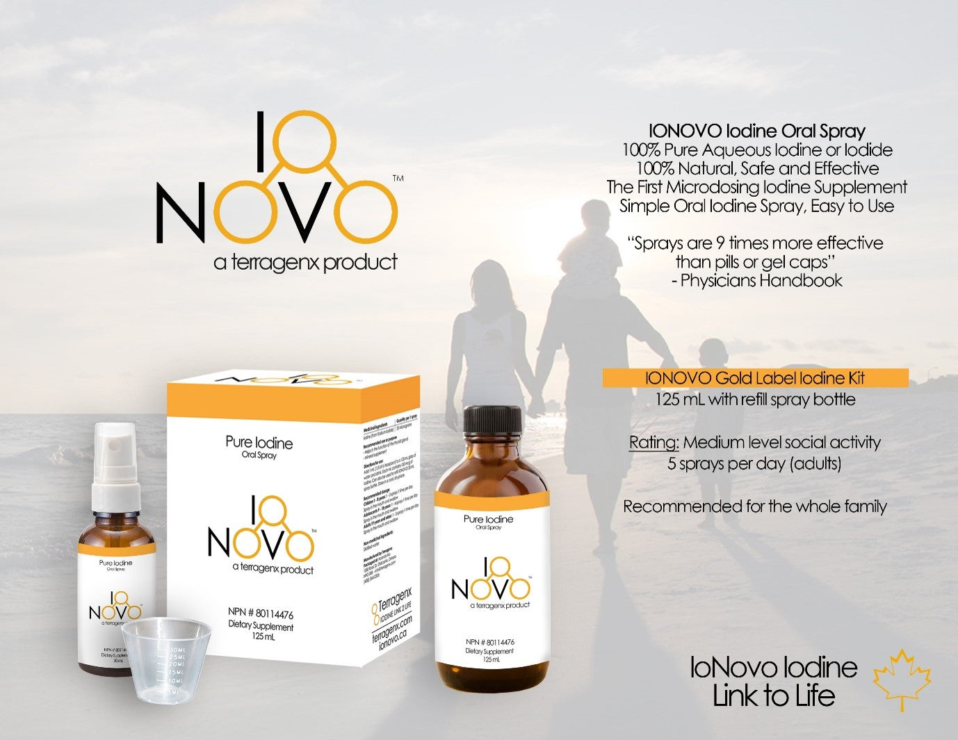 IONOVO Gold Label lodine 125 ml Kit